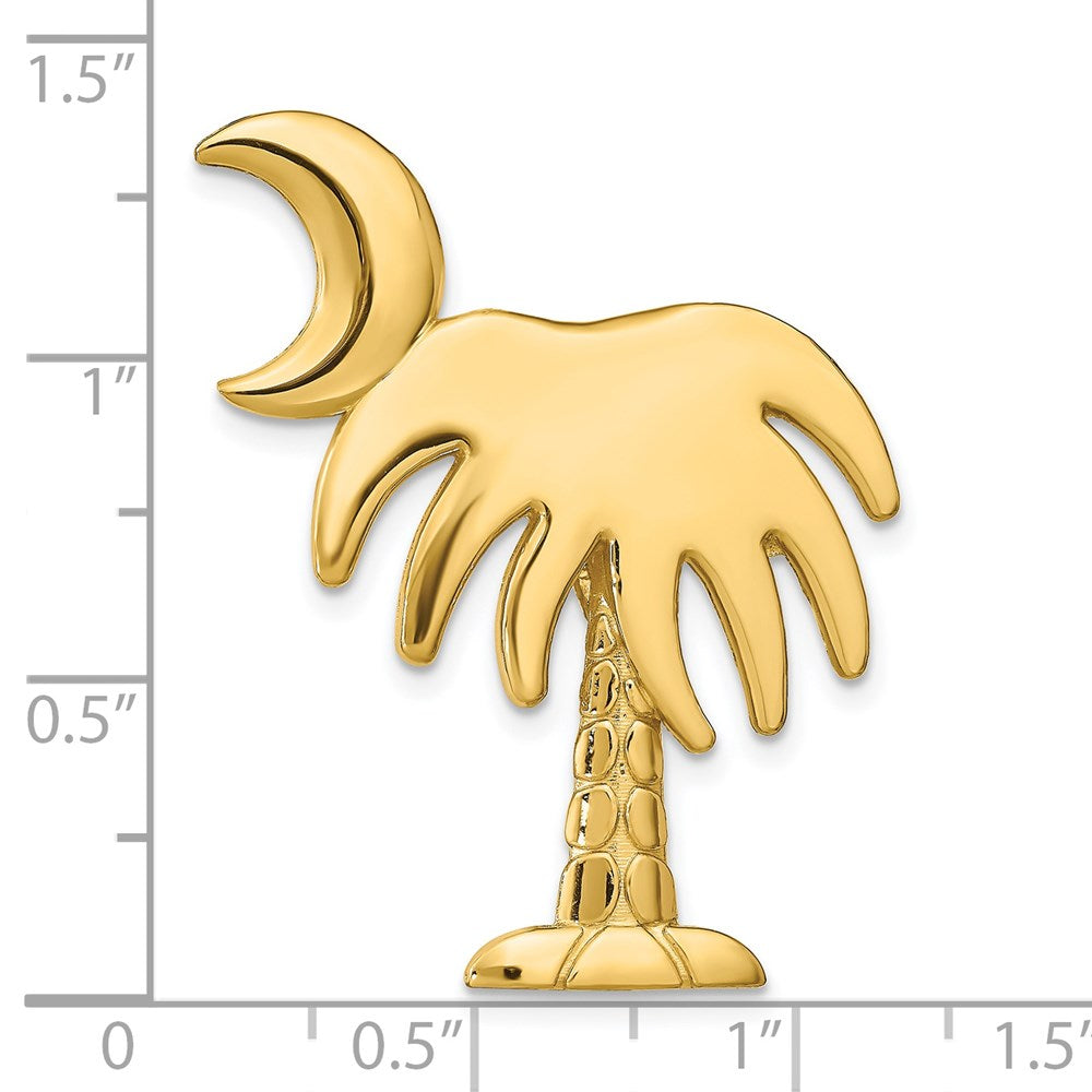 Charlie & Co Jewelry | 14k Charleston Palmetto W/moon Slide - Model SL610
