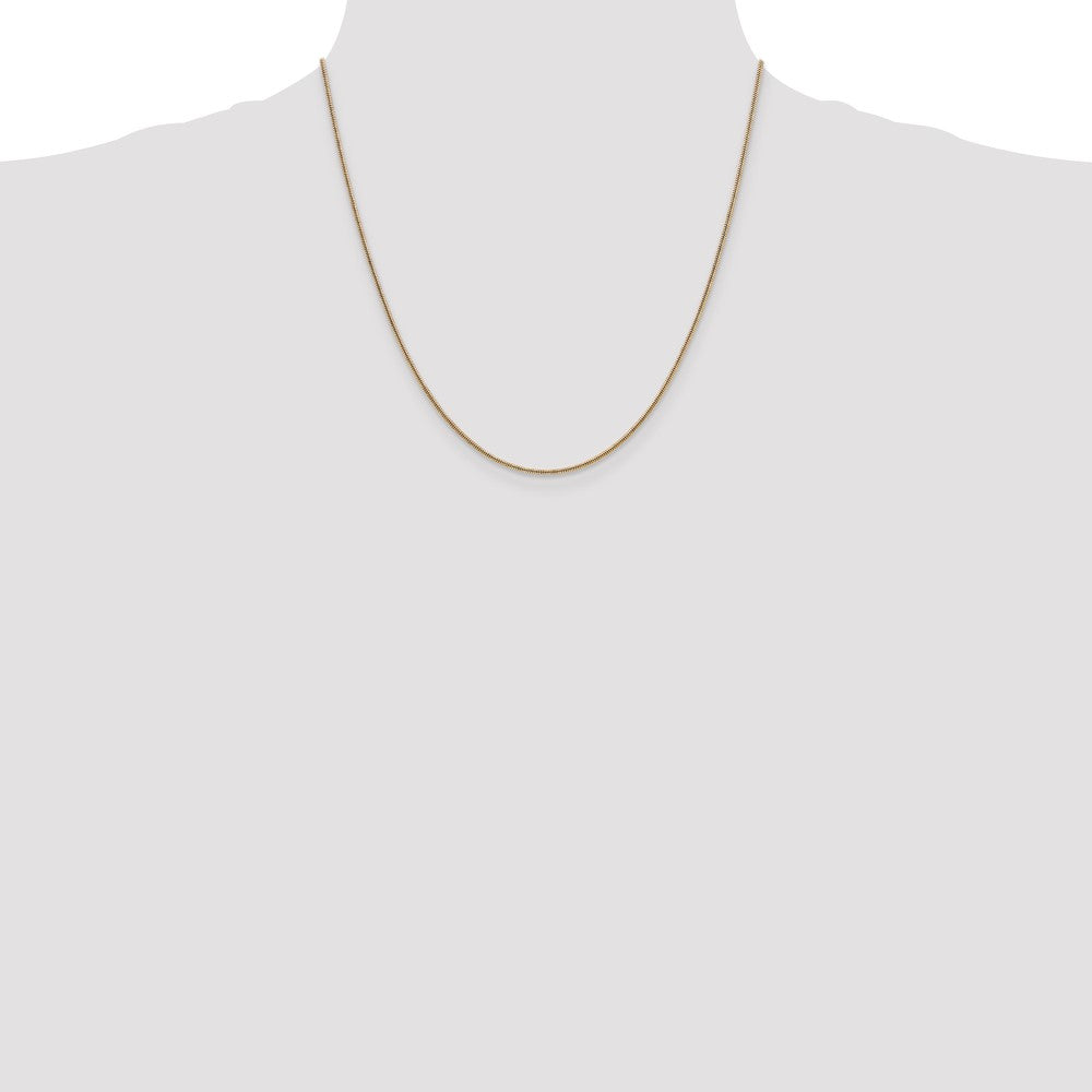 Charlie & Co Jewelry | 14k 16 Inch 1.4mm Round Snake Lobster Clasp Chain - Model SNA120