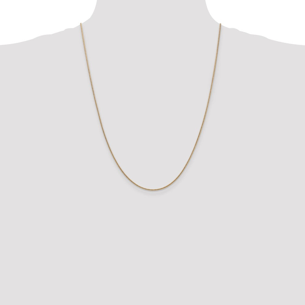 Charlie & Co Jewelry | 14k 16 Inch 1.4mm Round Snake Lobster Clasp Chain - Model SNA120