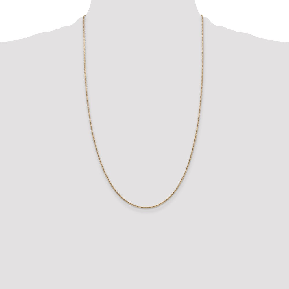 Charlie & Co Jewelry | 14k 16 Inch 1.4mm Round Snake Lobster Clasp Chain - Model SNA120