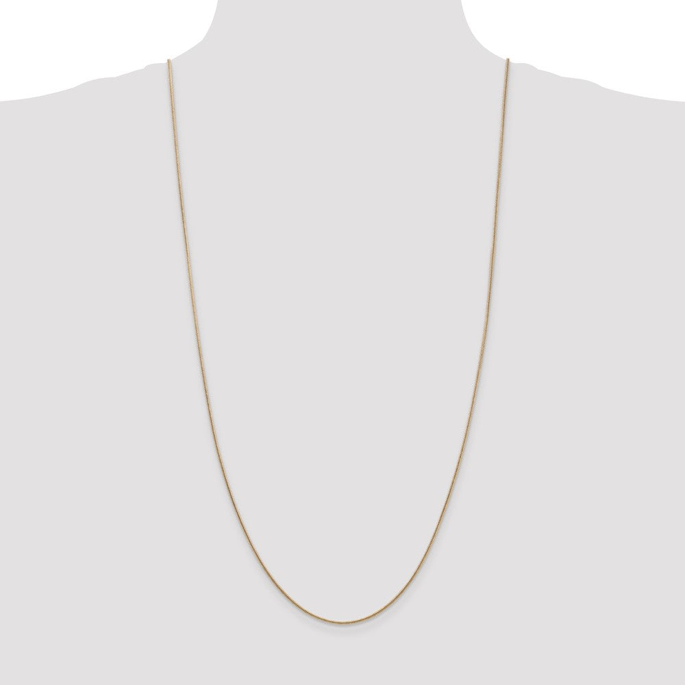 Charlie & Co Jewelry | 14k 16 Inch 1.4mm Round Snake Lobster Clasp Chain - Model SNA120