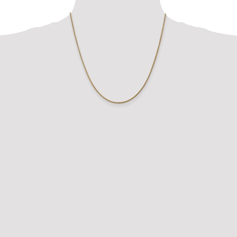 Charlie & Co Jewelry | 14k 7 Inch 1.6mm Round Snake Lobster Clasp Bracelet - Model SNA160