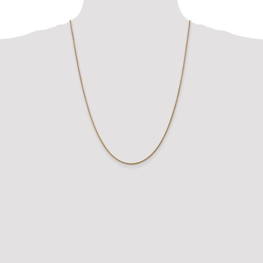 Charlie & Co Jewelry | 14k 7 Inch 1.6mm Round Snake Lobster Clasp Bracelet - Model SNA160