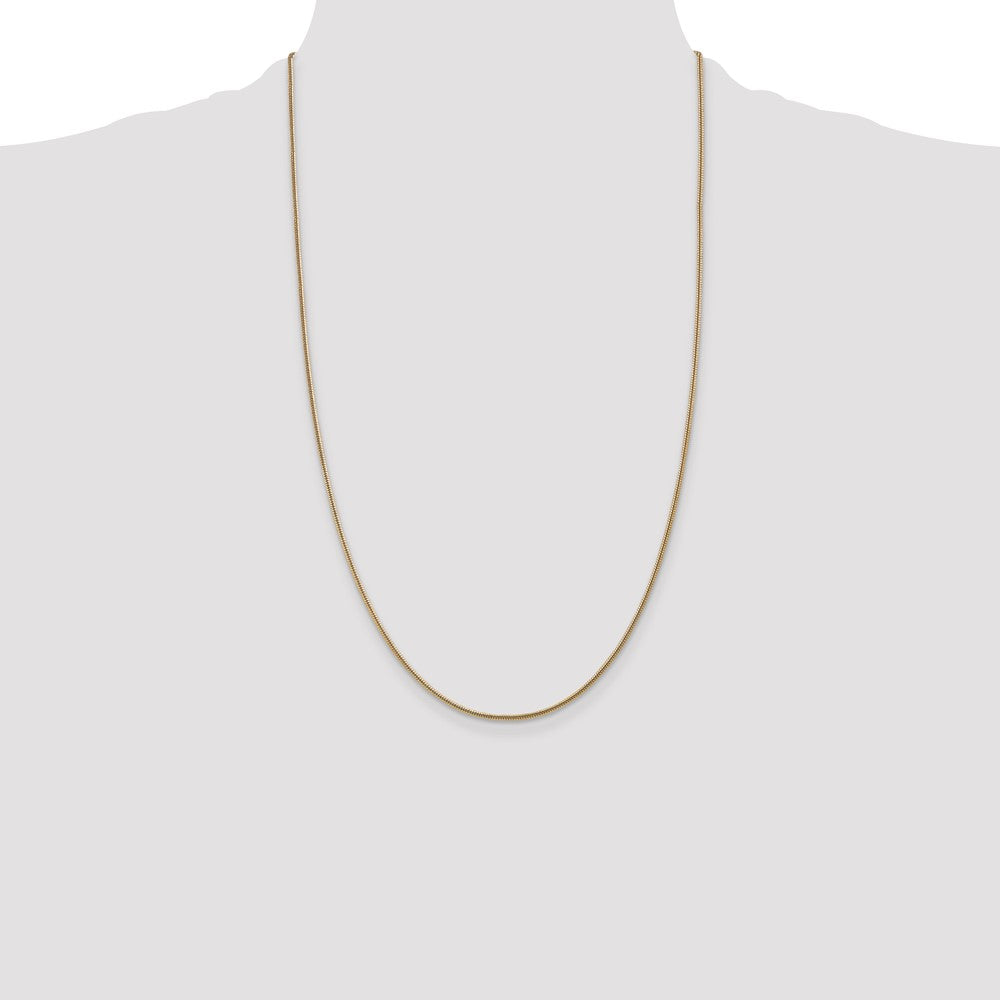 Charlie & Co Jewelry | 14k 7 Inch 1.6mm Round Snake Lobster Clasp Bracelet - Model SNA160