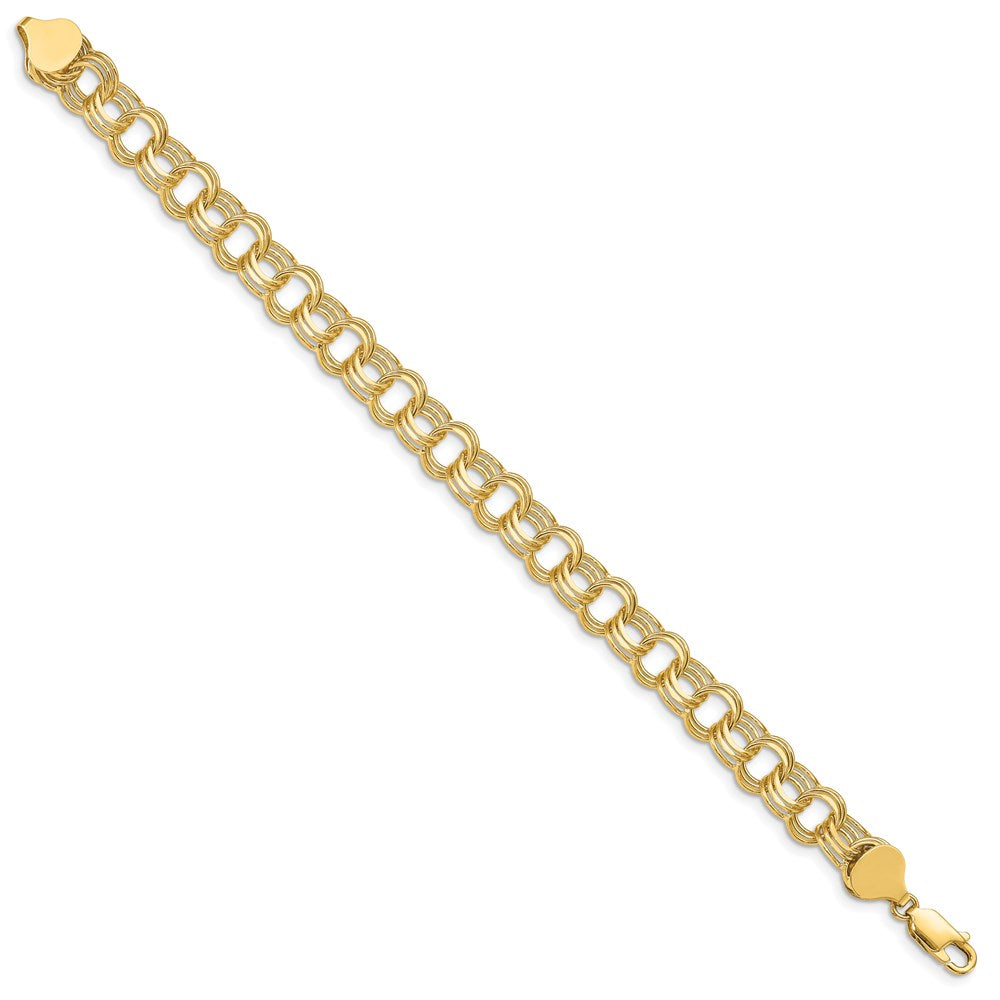 Charlie & Co Jewelry | 14k Triple Link Charm Bracelet - Model TO665