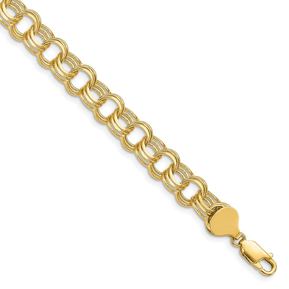 Charlie & Co Jewelry | 14k Triple Link Charm Bracelet - Model TO665