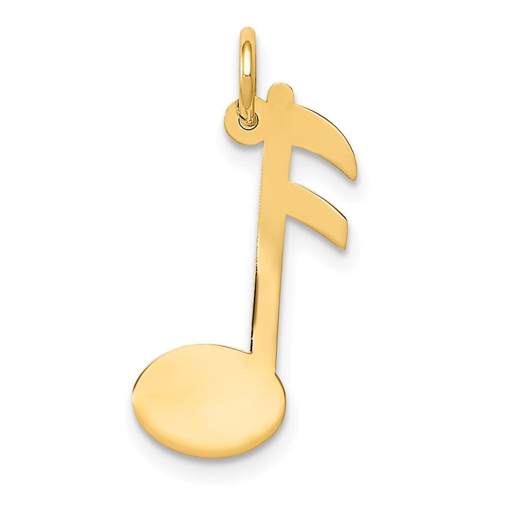 Charlie & Co Jewelry | 14k Polished Musical Note Charm - Model XAC929