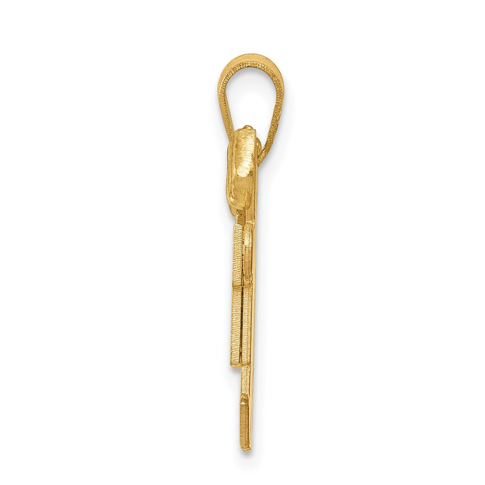 Charlie & Co Jewelry | 14k Solid Double Boys Engravable Charm - Model XK285