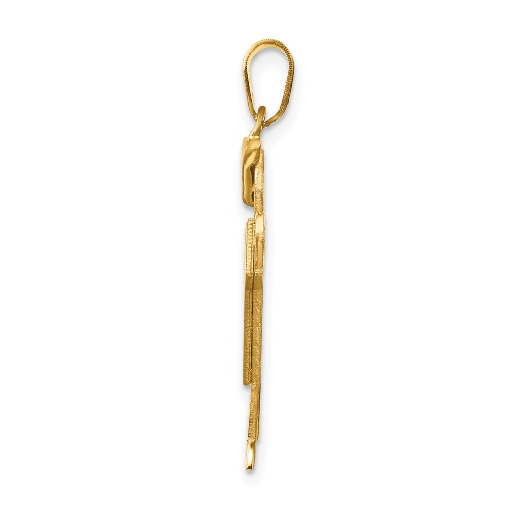 Charlie & Co Jewelry | 14k Solid Engravable Boy With Hat On Left Charm - Model XK386
