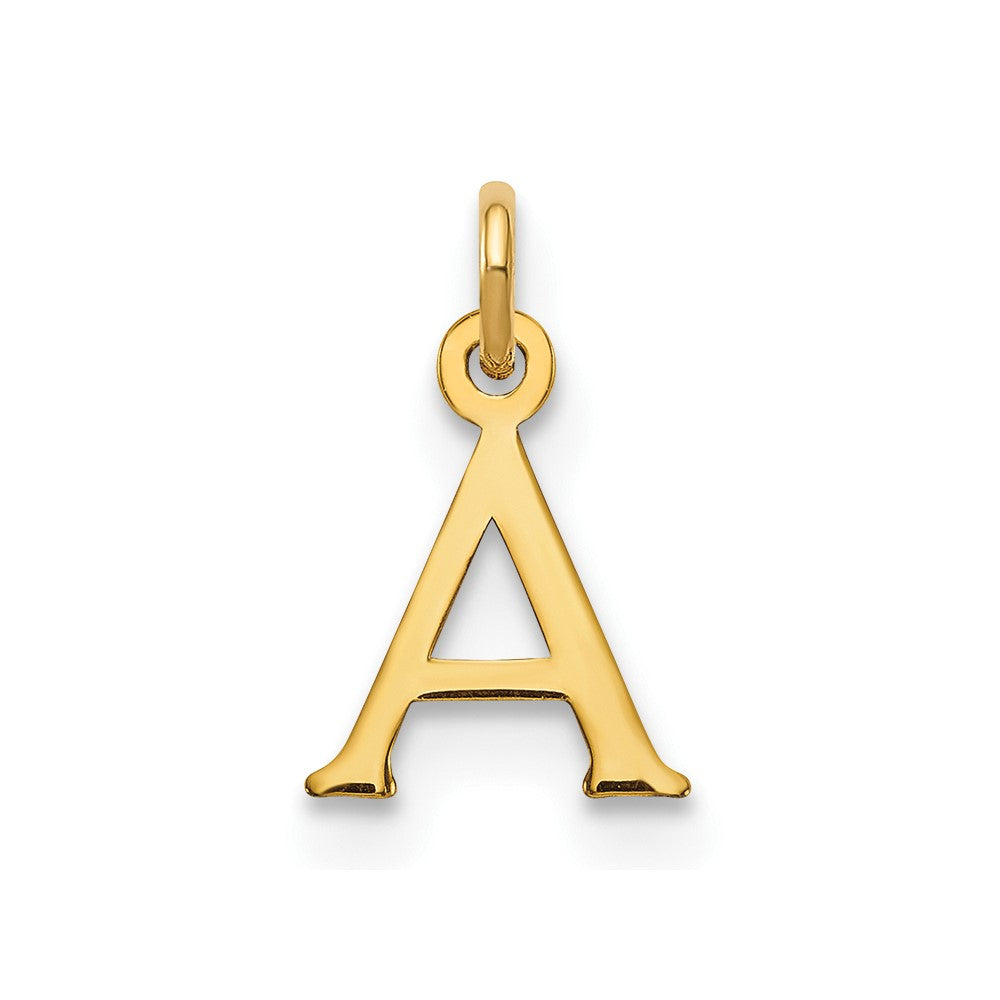 Charlie & Co Jewelry | 14ky Cutout Letter A Initial Pendant - Model XNA1160Y/A