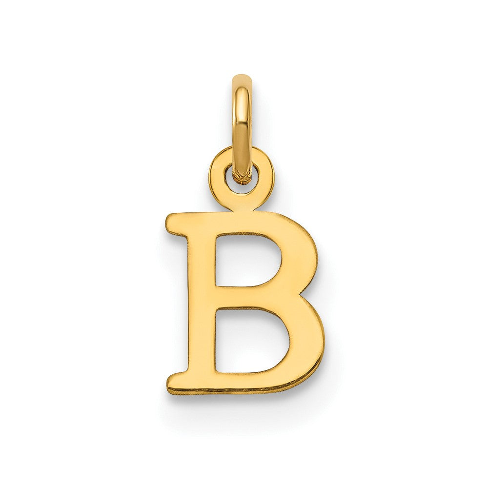 Charlie & Co Jewelry | 14ky Cutout Letter B Initial Pendant - Model XNA1160Y/B