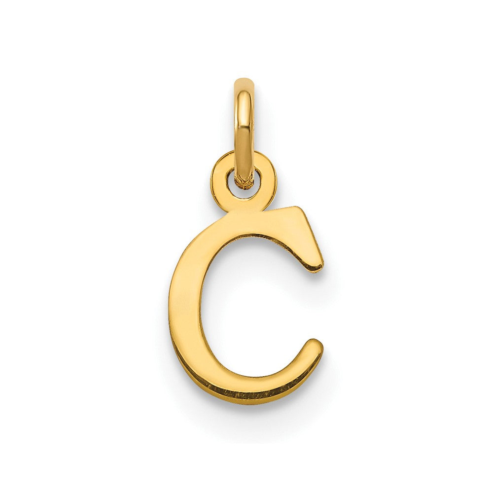 Charlie & Co Jewelry | 14ky Cutout Letter C Initial Pendant - Model XNA1160Y/C
