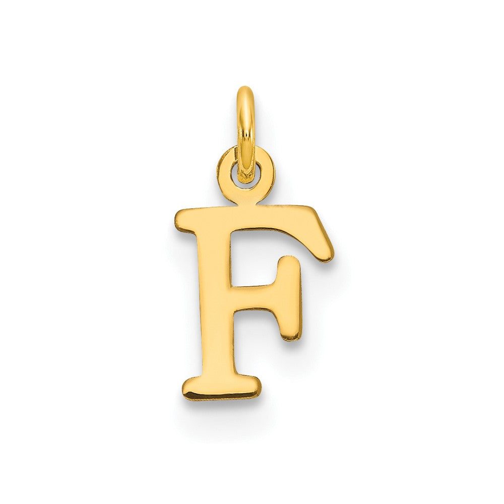 Charlie & Co Jewelry | 14ky Cutout Letter F Initial Pendant - Model XNA1160Y/F