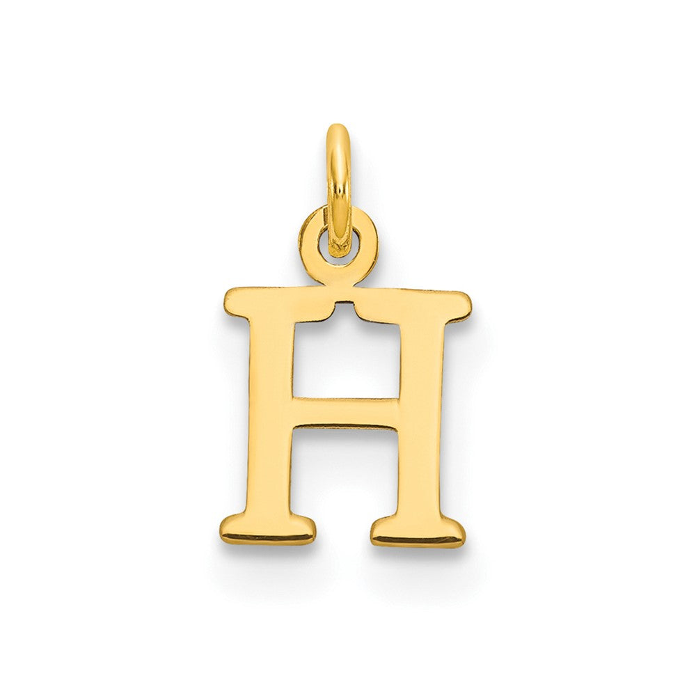 Charlie & Co Jewelry | 14ky Cutout Letter H Initial Pendant - Model XNA1160Y/H