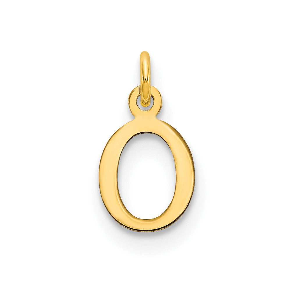 Charlie & Co Jewelry | 14ky Cutout Letter O Initial Pendant - Model XNA1160Y/O