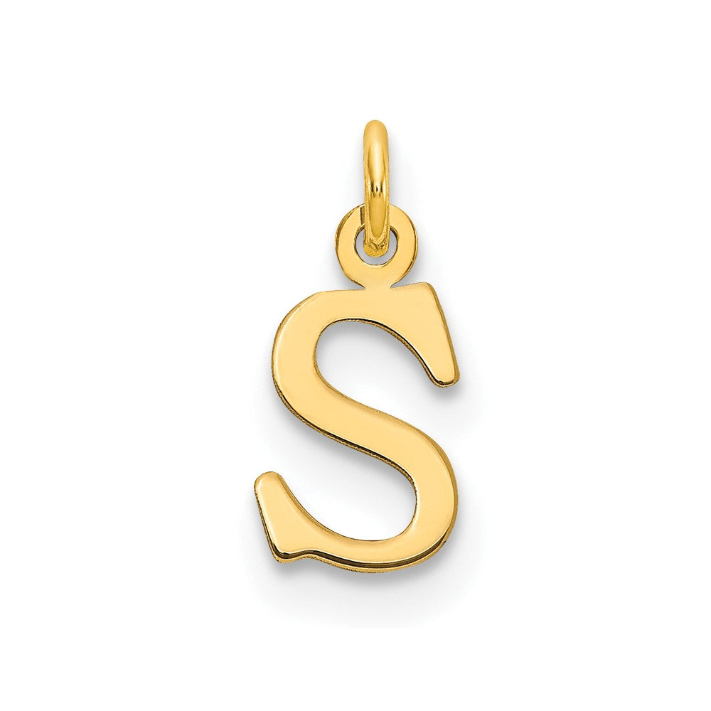 Charlie & Co Jewelry | 14ky Cutout Letter S Initial Pendant - Model XNA1160Y/S