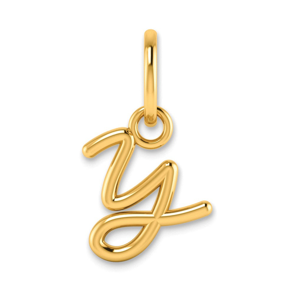 Charlie & Co Jewelry | 14ky Upper Case Letter Y Initial Charm - Model XNA1305Y/Y