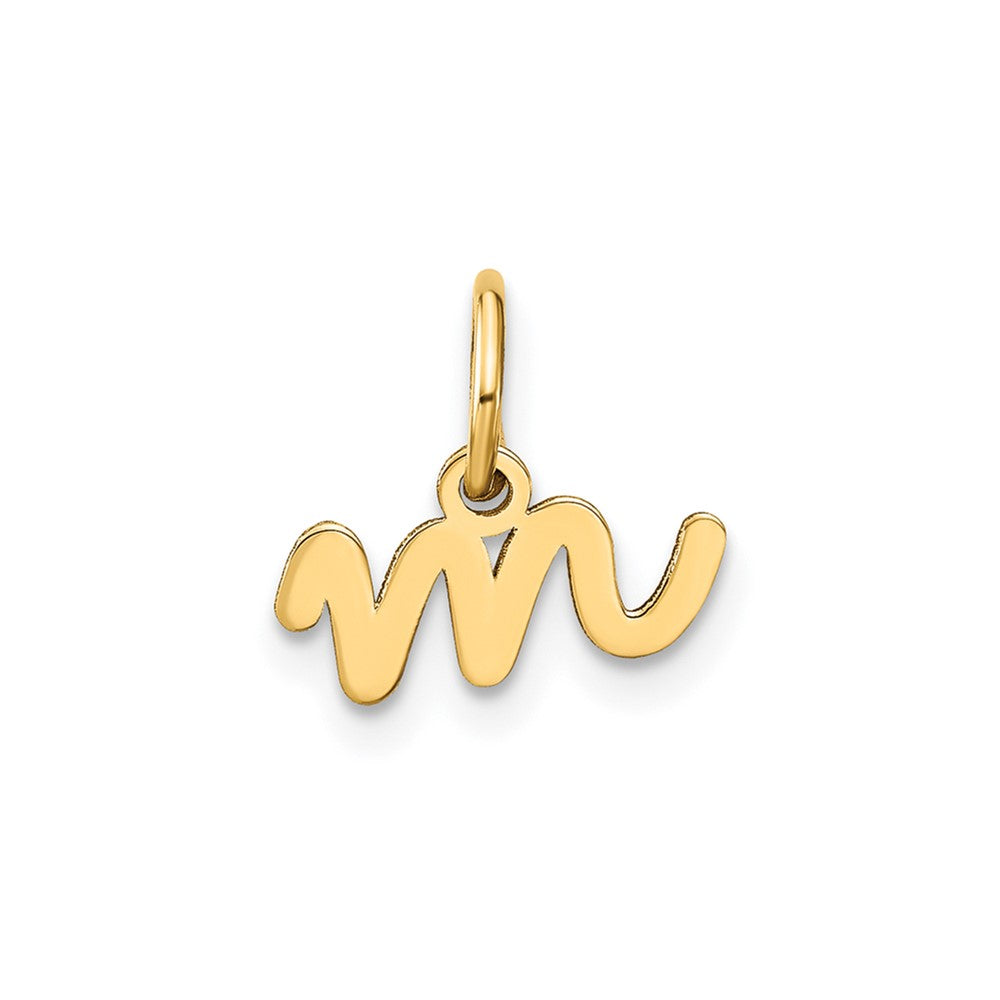 Charlie & Co Jewelry | 14ky Lower Case Letter M Initial Charm - Model XNA1307Y/M