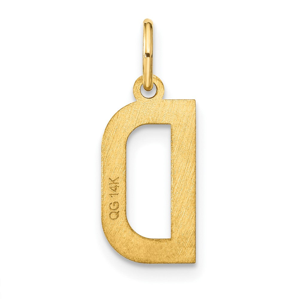 14K Gold Letter "D" Initial Pendant - Charlie & Co. Jewelry