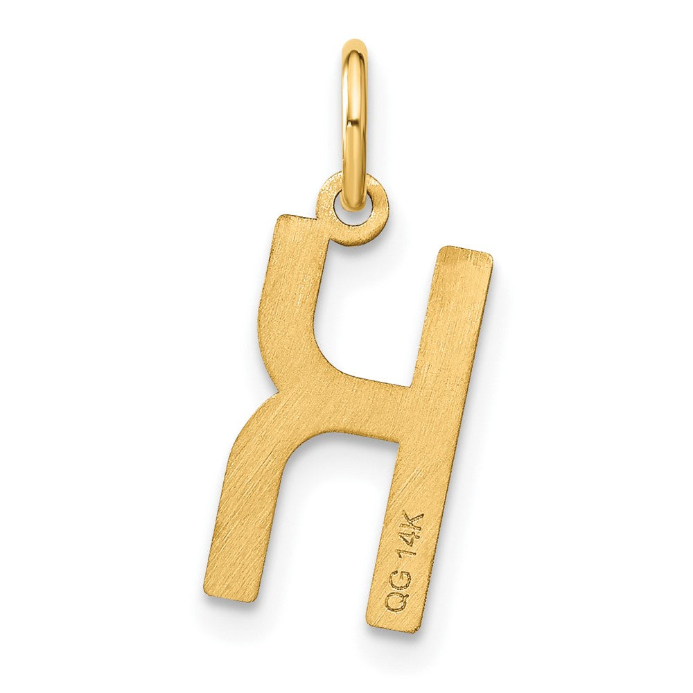 14K Gold Letter "K" Initial Pendant - Charlie & Co. Jewelry