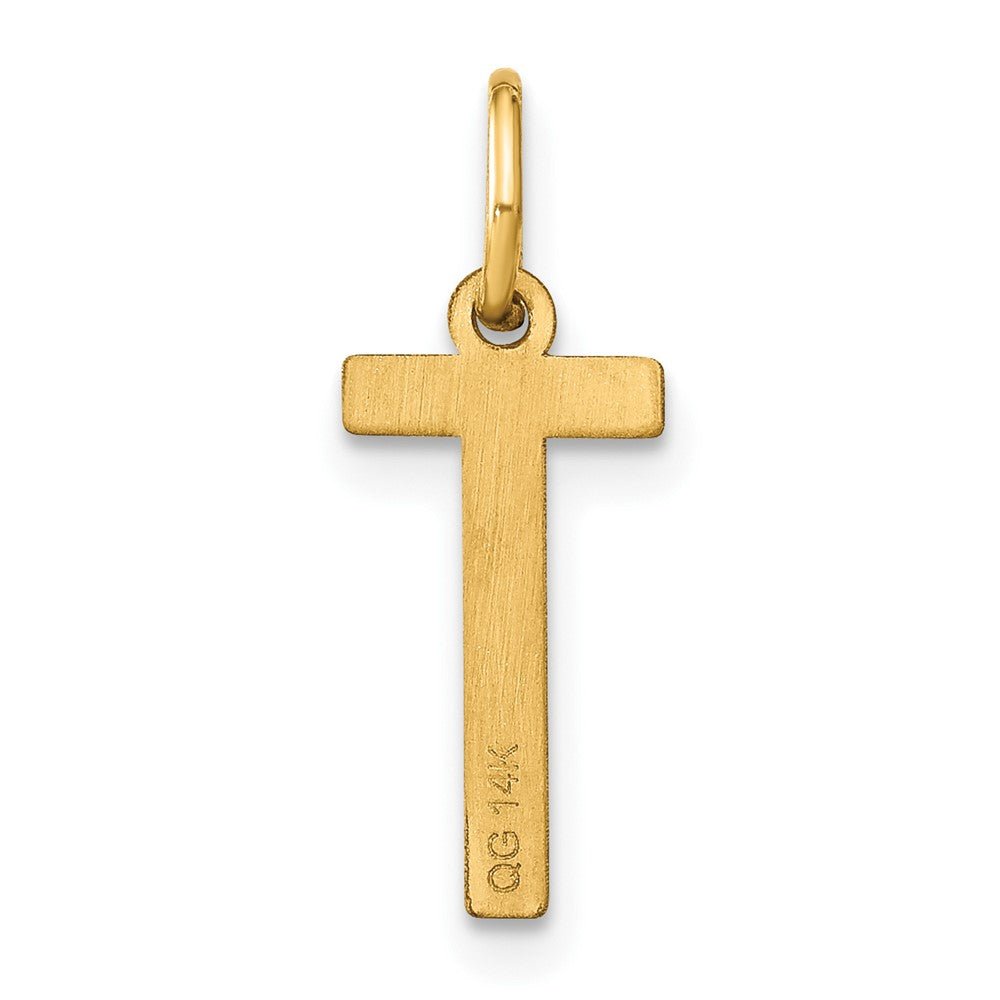 14K Gold Letter "T" Initial Pendant - Charlie & Co. Jewelry