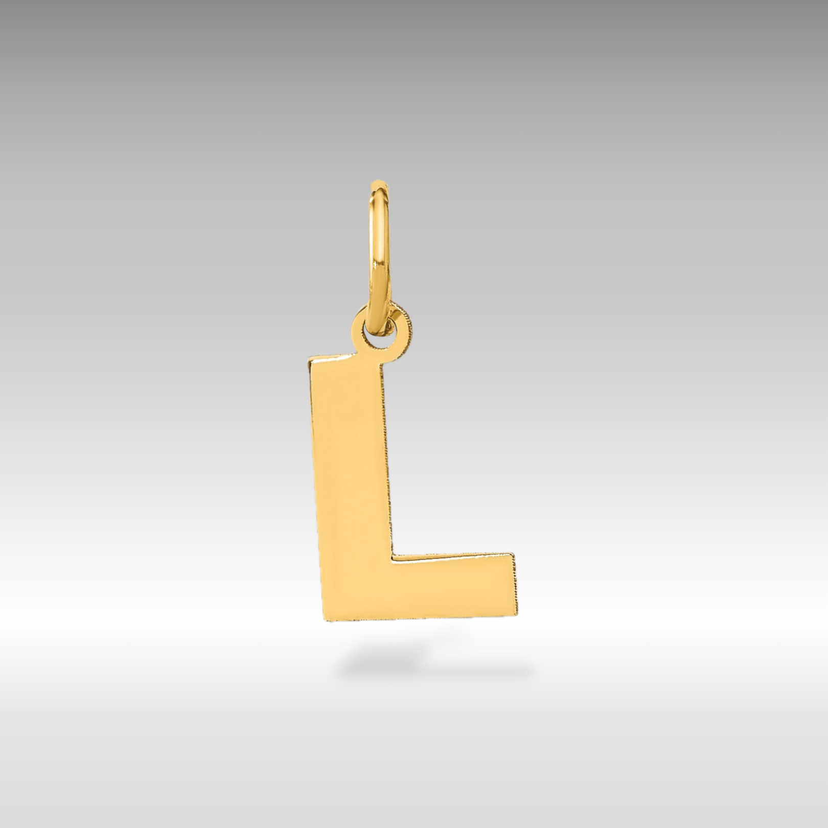 14K Gold Block Letter 