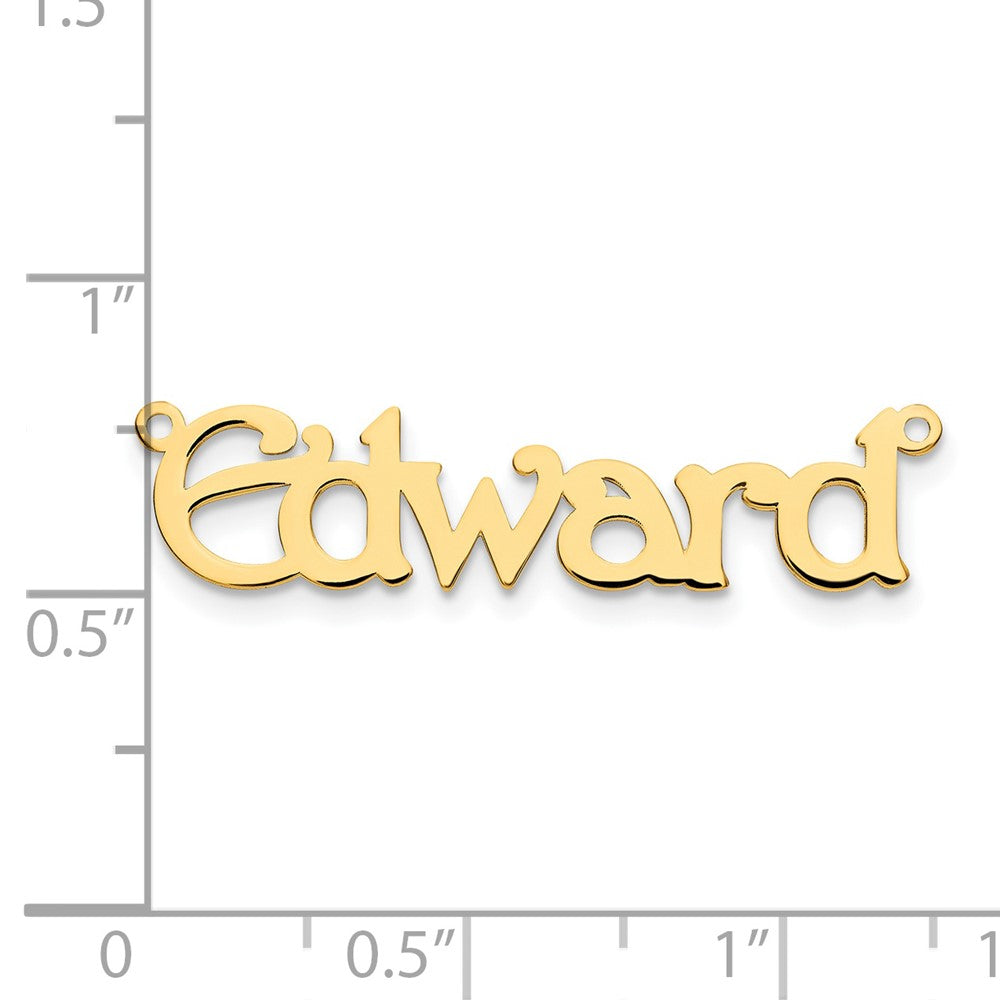Charlie & Co Jewelry | 14k Yellow Gold Polished Name Plate - Model XNA938Y