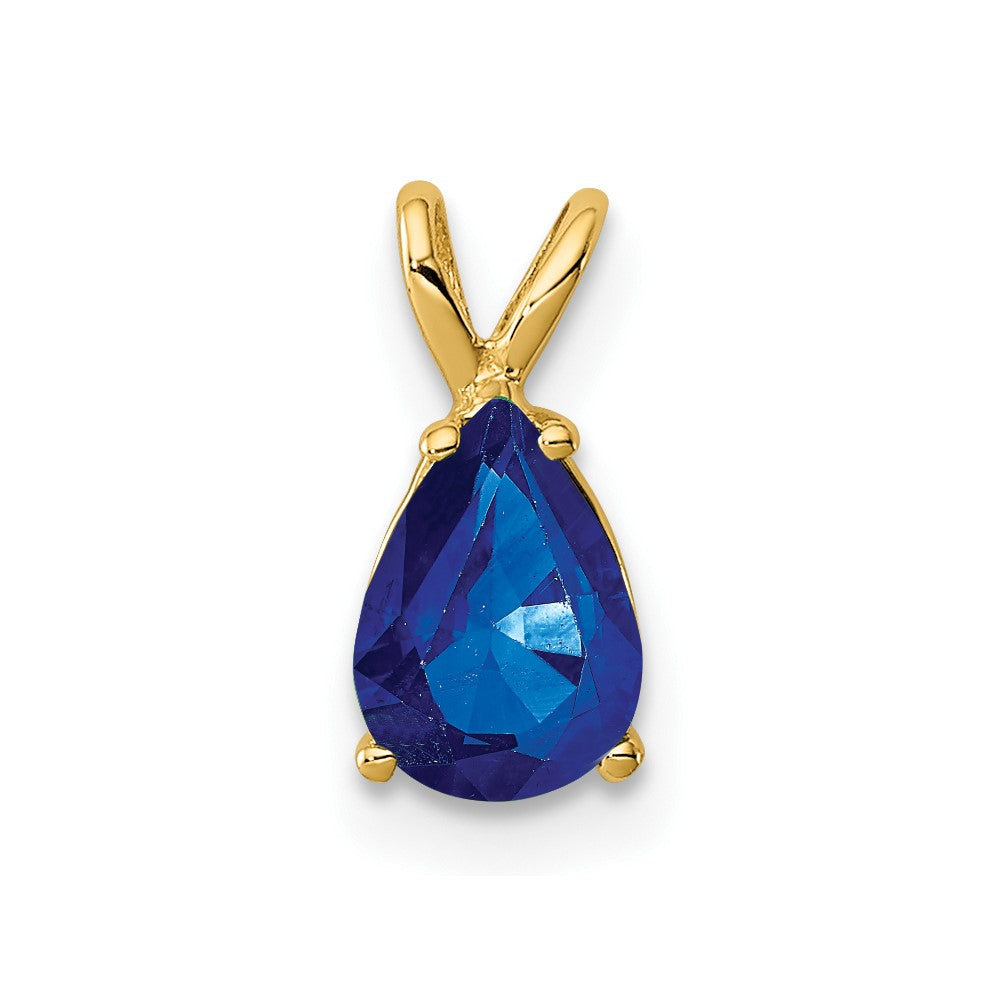 Charlie & Co Jewelry | 14k Sapphire Pendant - Model XP1010S