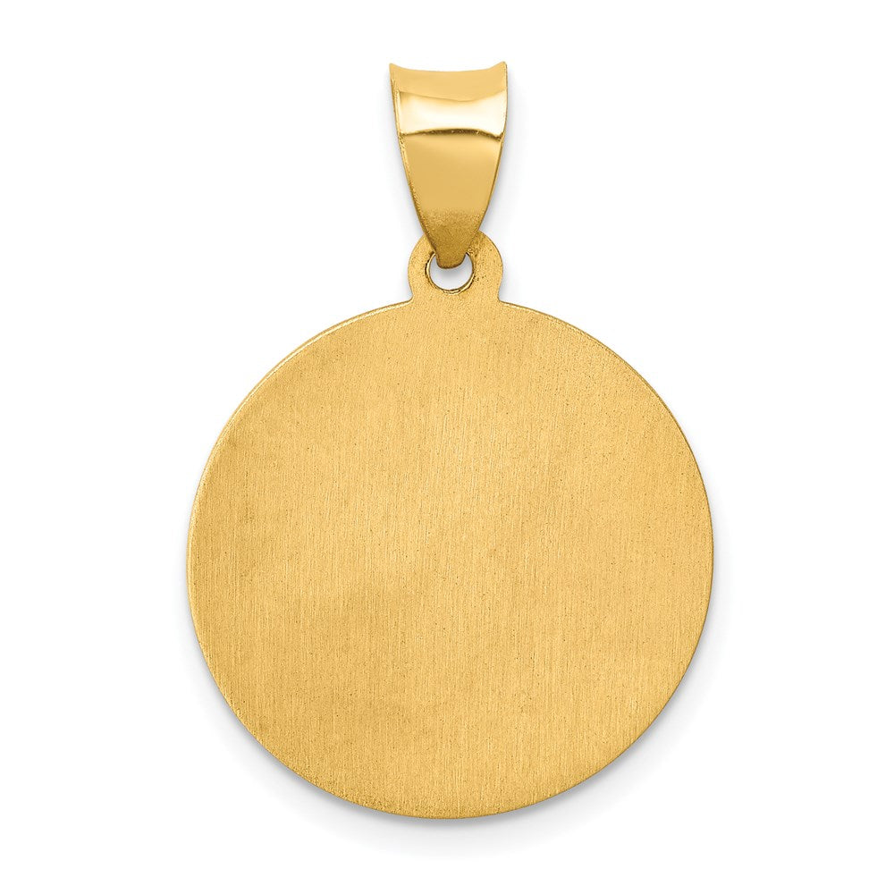 Gold Saint Jude Thaddeus Medal Pendant Model-XR1346 - Charlie & Co. Jewelry