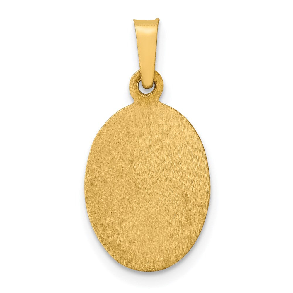 Charlie & Co Jewelry | 14k Polished And Satin St Jude Thaddeus Medal Hollow Pendant - Model XR1349