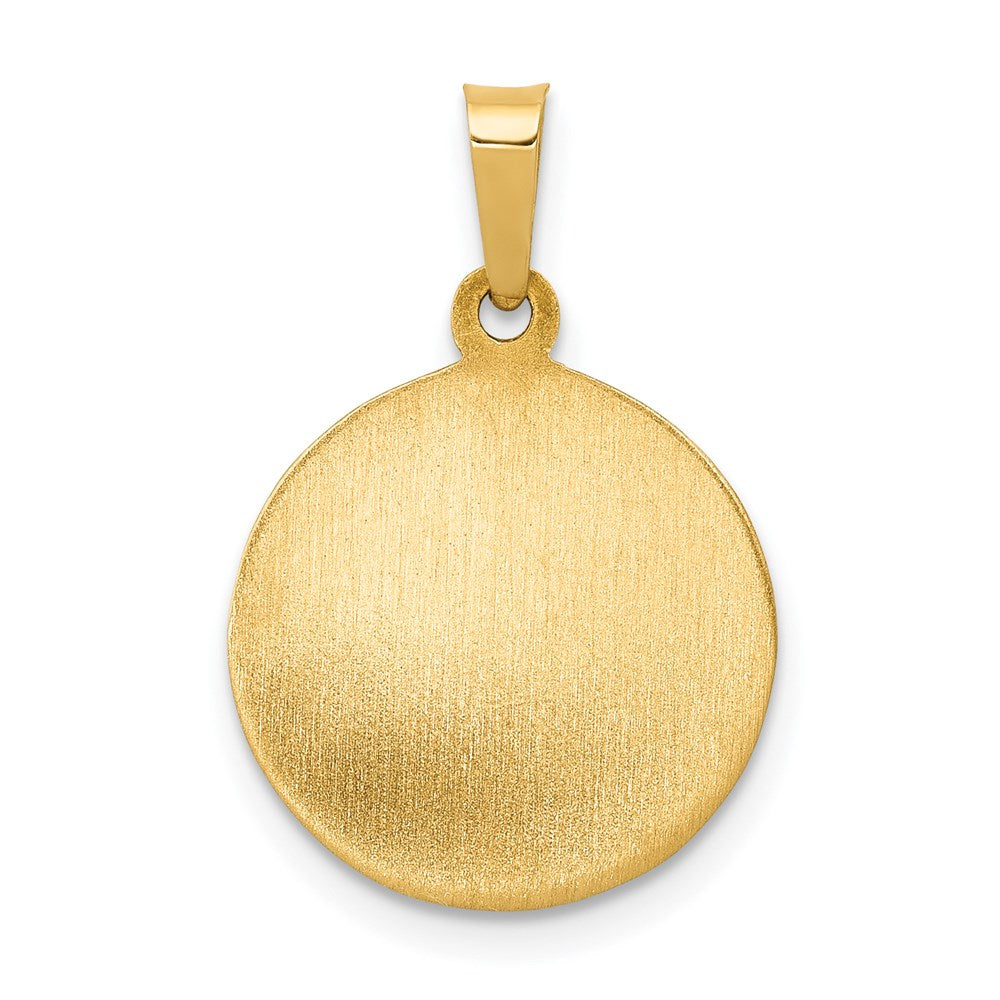 Charlie & Co Jewelry | 14k Polished/satin First Holy Communion Medal Hollow Pendant - Model XR1388