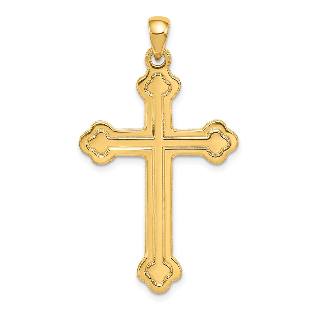 Charlie & Co Jewelry | 14k Budded Cross Pendant - Model XR141