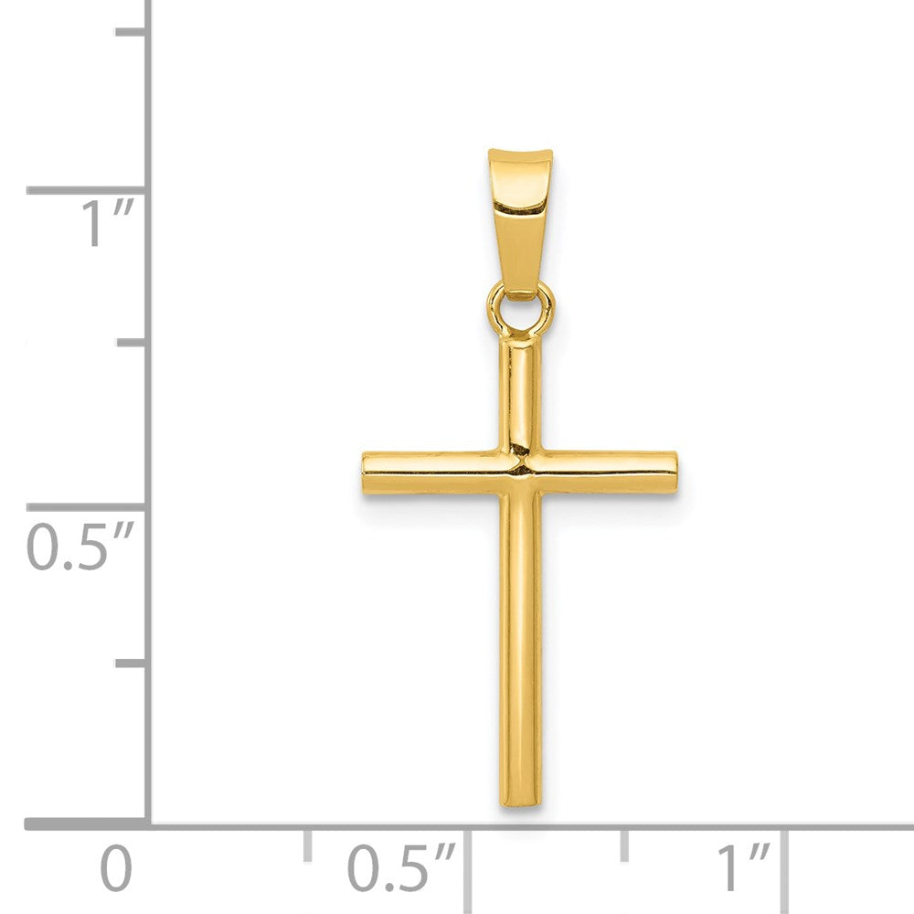 Charlie & Co Jewelry | 14k Polished Cross Pendant - Model XR1410