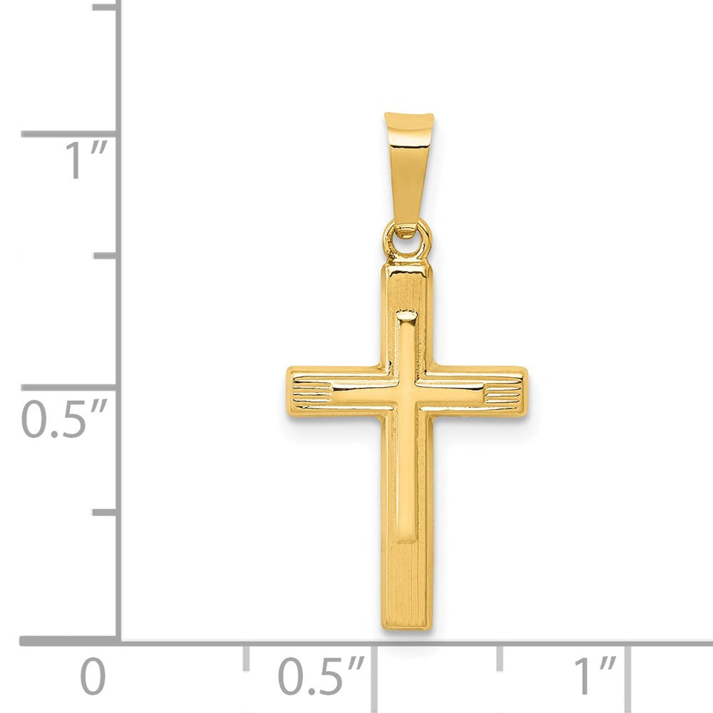 Charlie & Co Jewelry | 14k Polished Cross Latin Pendant - Model XR1417