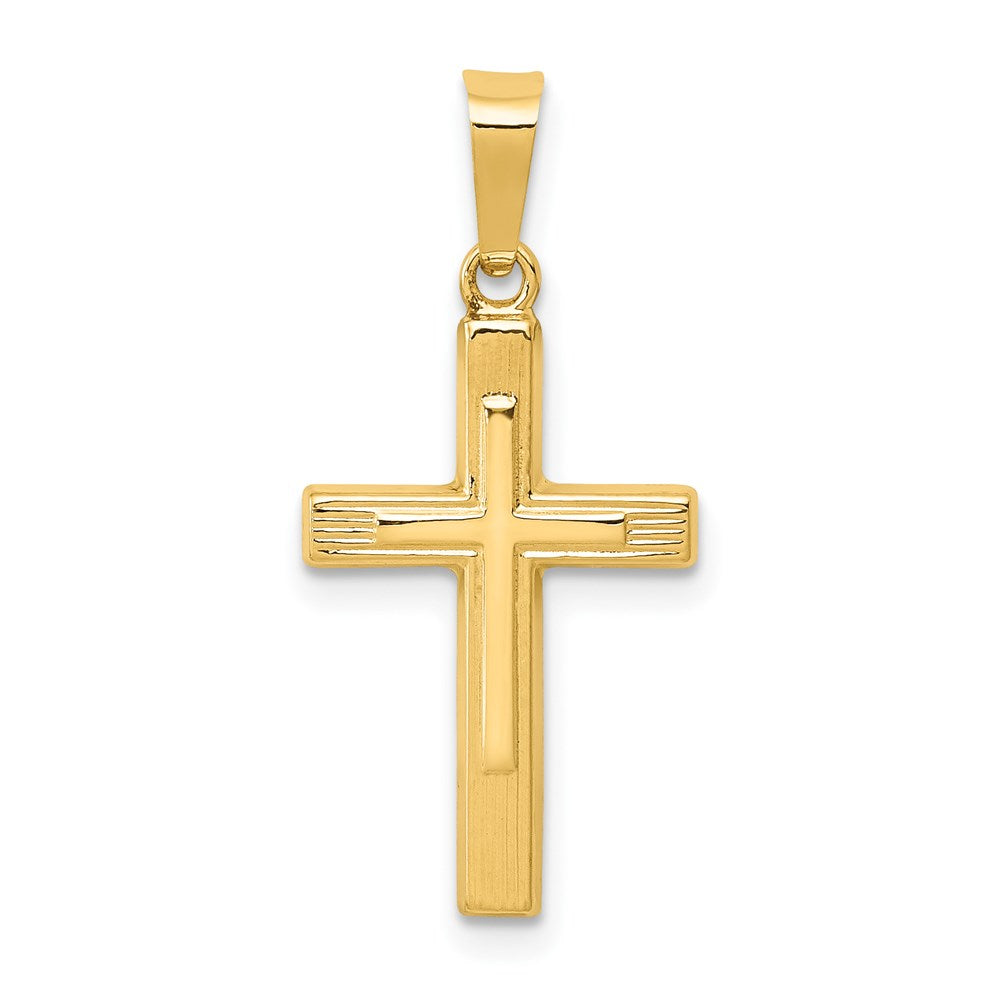 Charlie & Co Jewelry | 14k Polished Cross Latin Pendant - Model XR1417