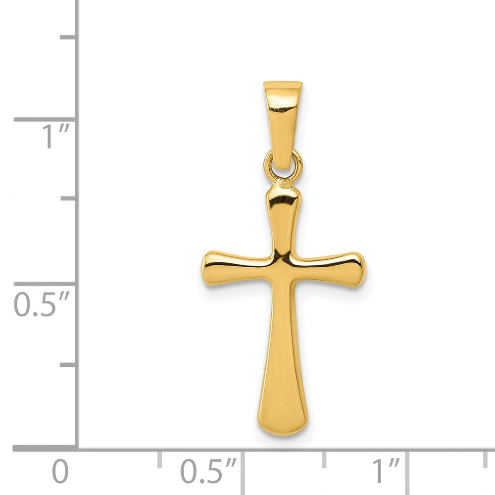 Charlie & Co Jewelry | 14k Polished Cross Pendant - Model XR1418