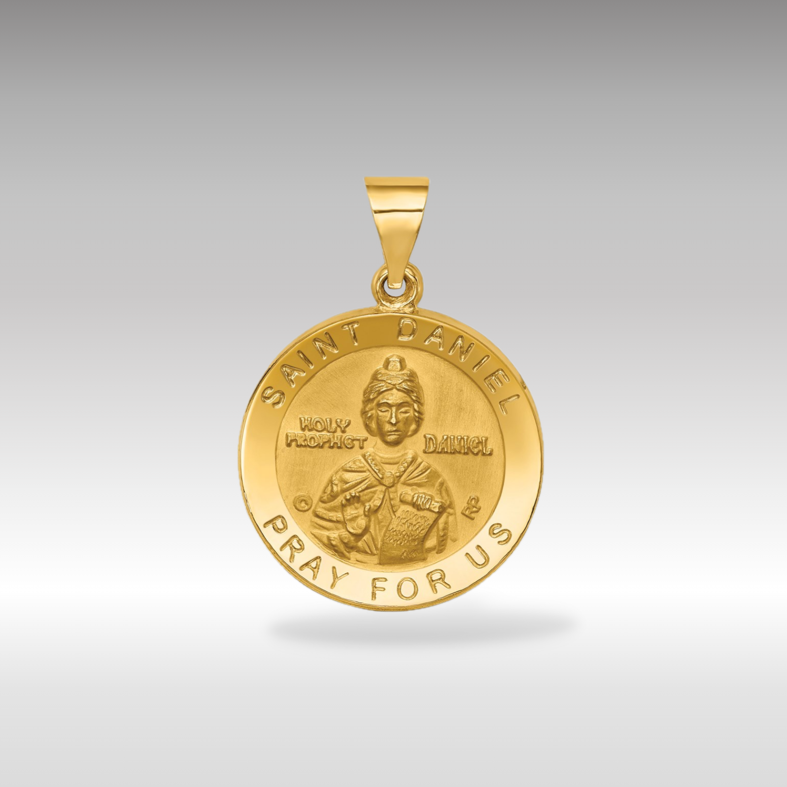 14K Gold St. Daniel the Prophet Medal Pendant - Charlie & Co. Jewelry