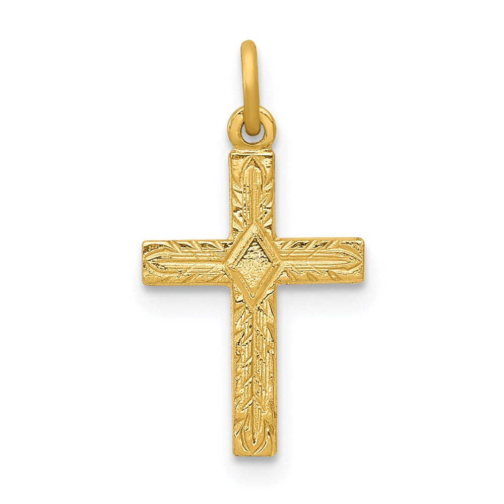 Charlie & Co Jewelry | 14k Small Cross Charm - Model XR199