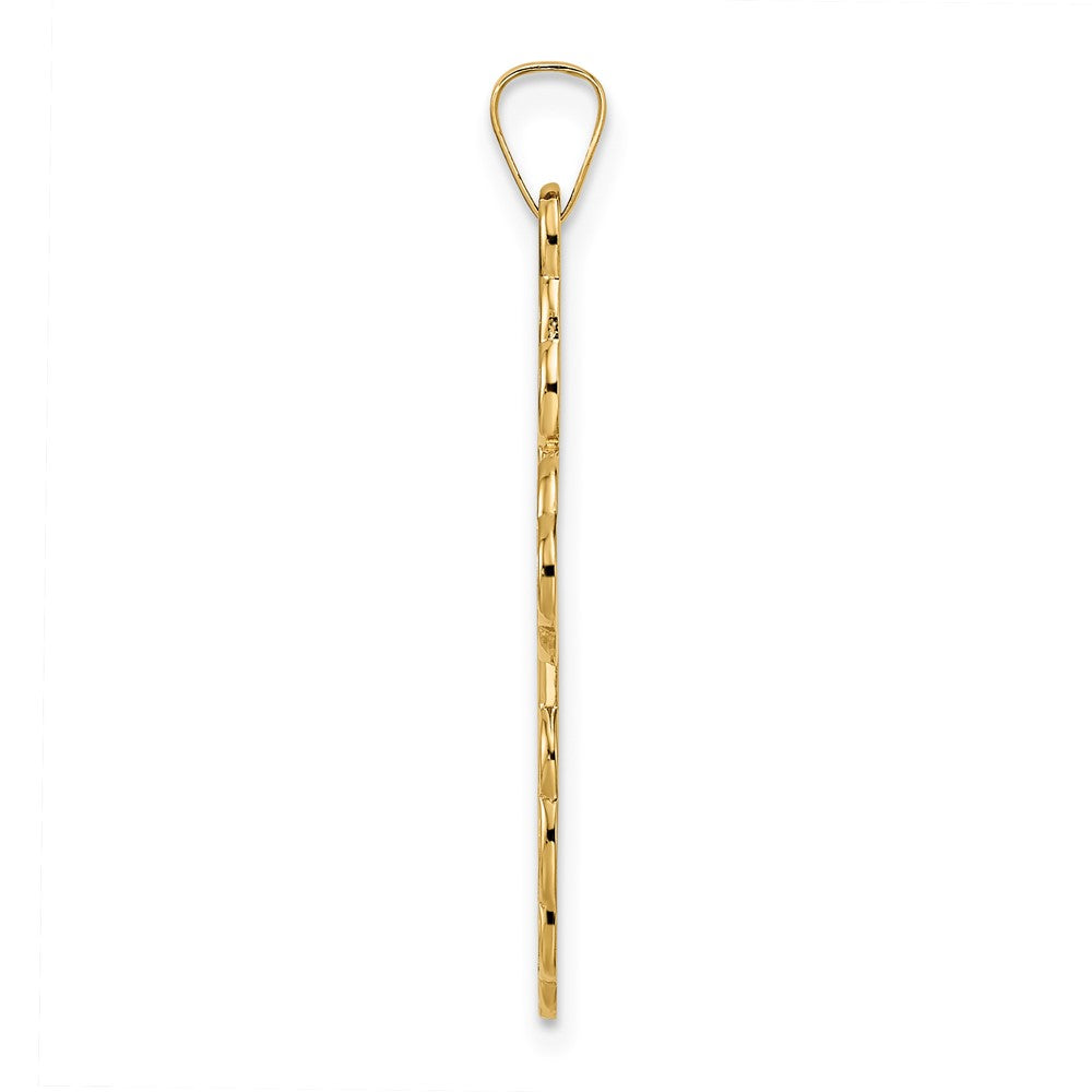 Charlie & Co Jewelry | 14k Polished Eastern Orthodox Solid Cross Pendant - Model XR2014
