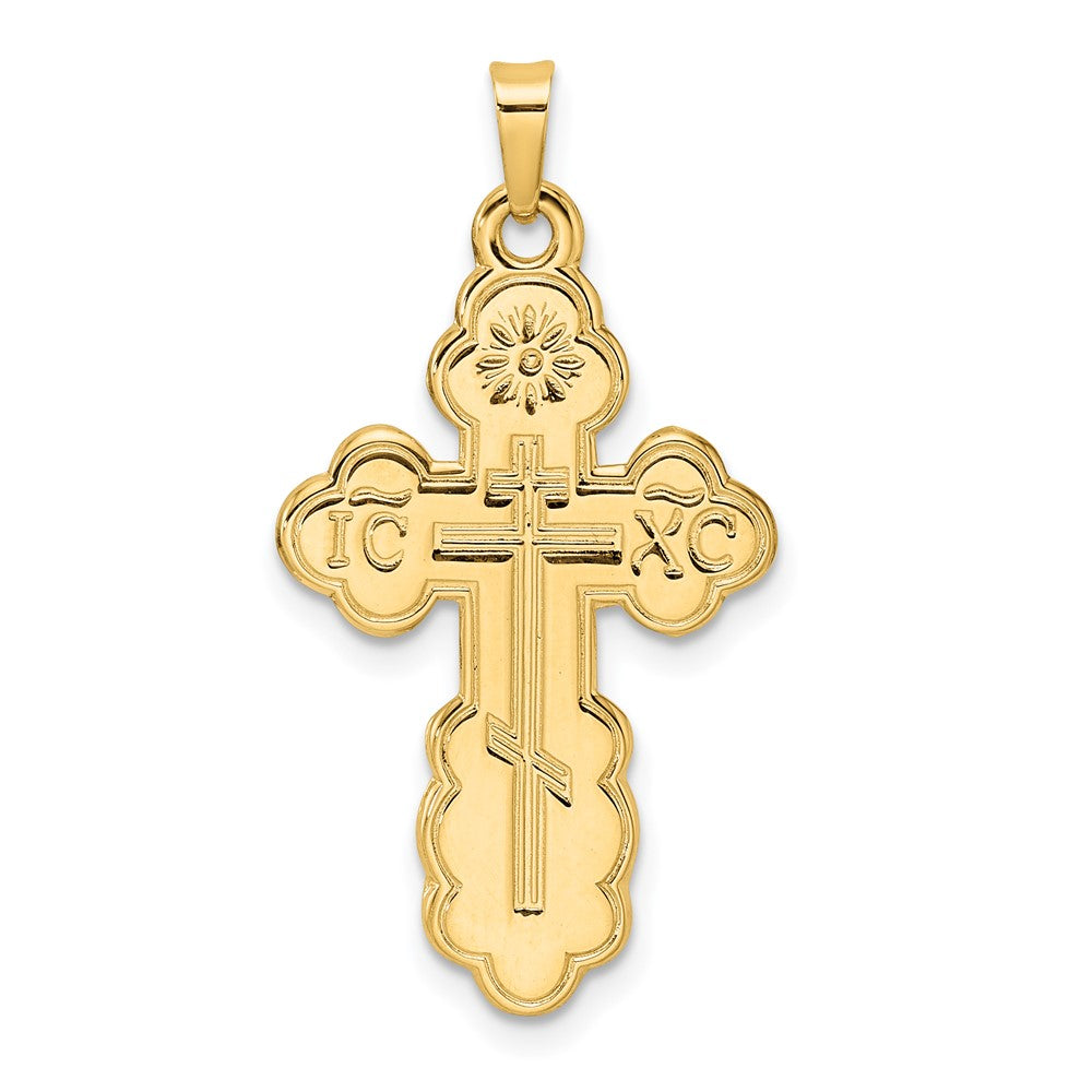 Charlie & Co Jewelry | 14k Polished Eastern Orthodox Solid Cross Pendant - Model XR2014
