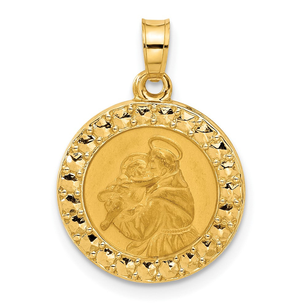 Charlie & Co Jewelry | 14k Polished Hollow St Anthony Medal - Model XR2133