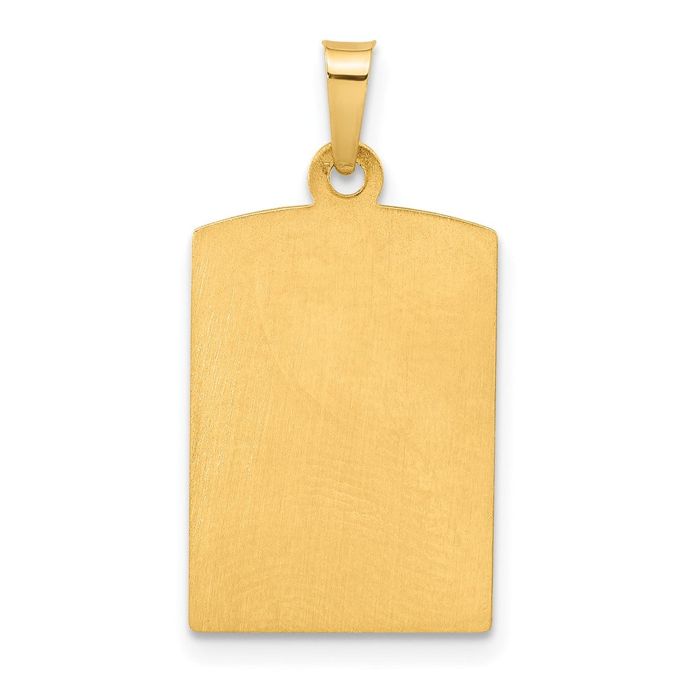Charlie & Co Jewelry | 14k Rectangular Hollow St. Christopher Medal - Model XR2140