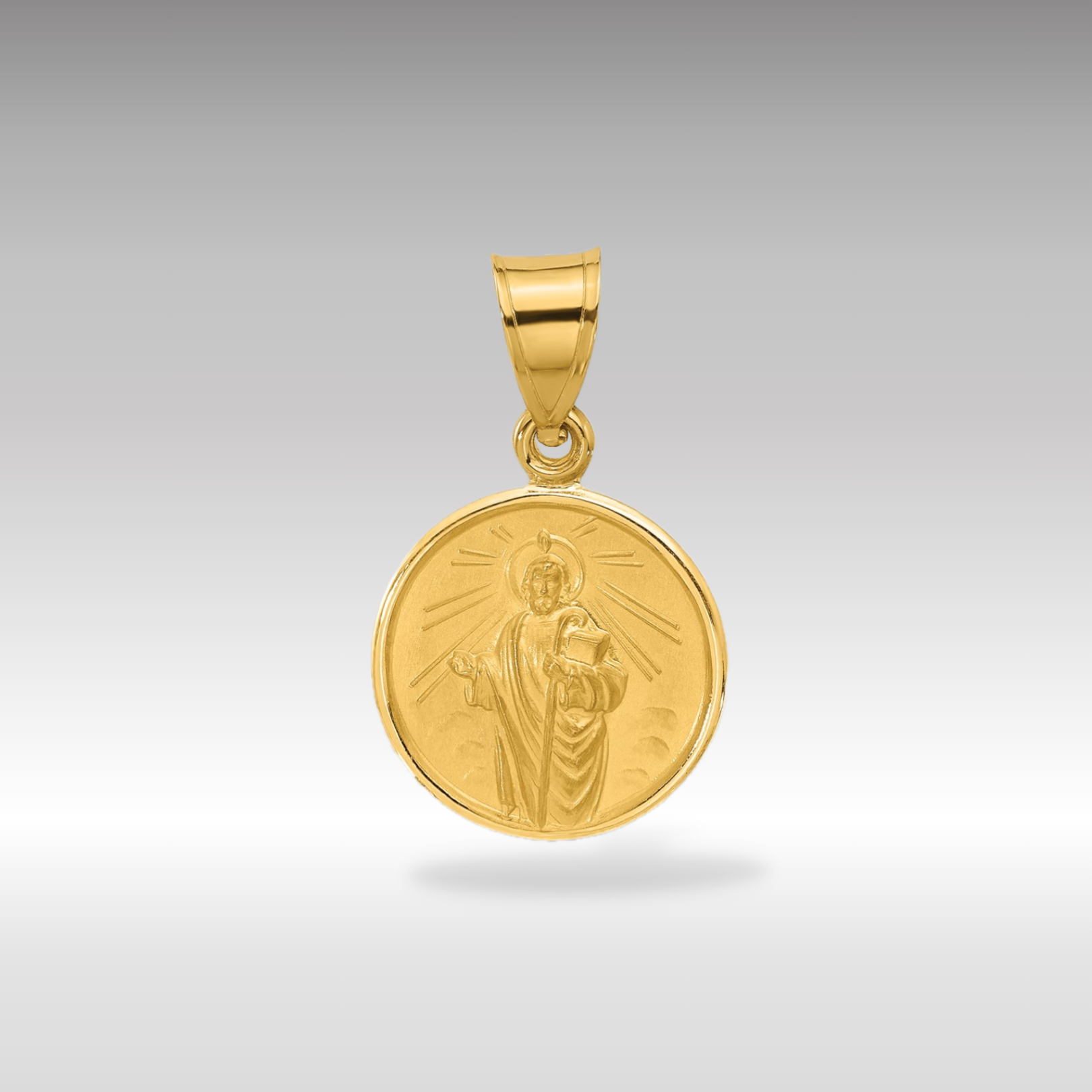 14K Gold St. Anthony Medal Pendant - Charlie & Co. Jewelry