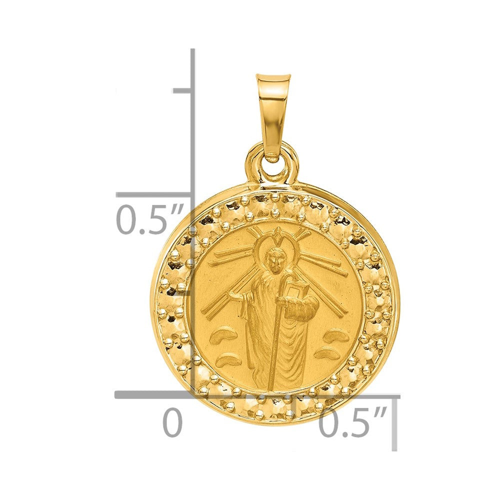 Charlie & Co Jewelry | 14k Hollow St. Jude Thaddeus Medal - Model XR2146