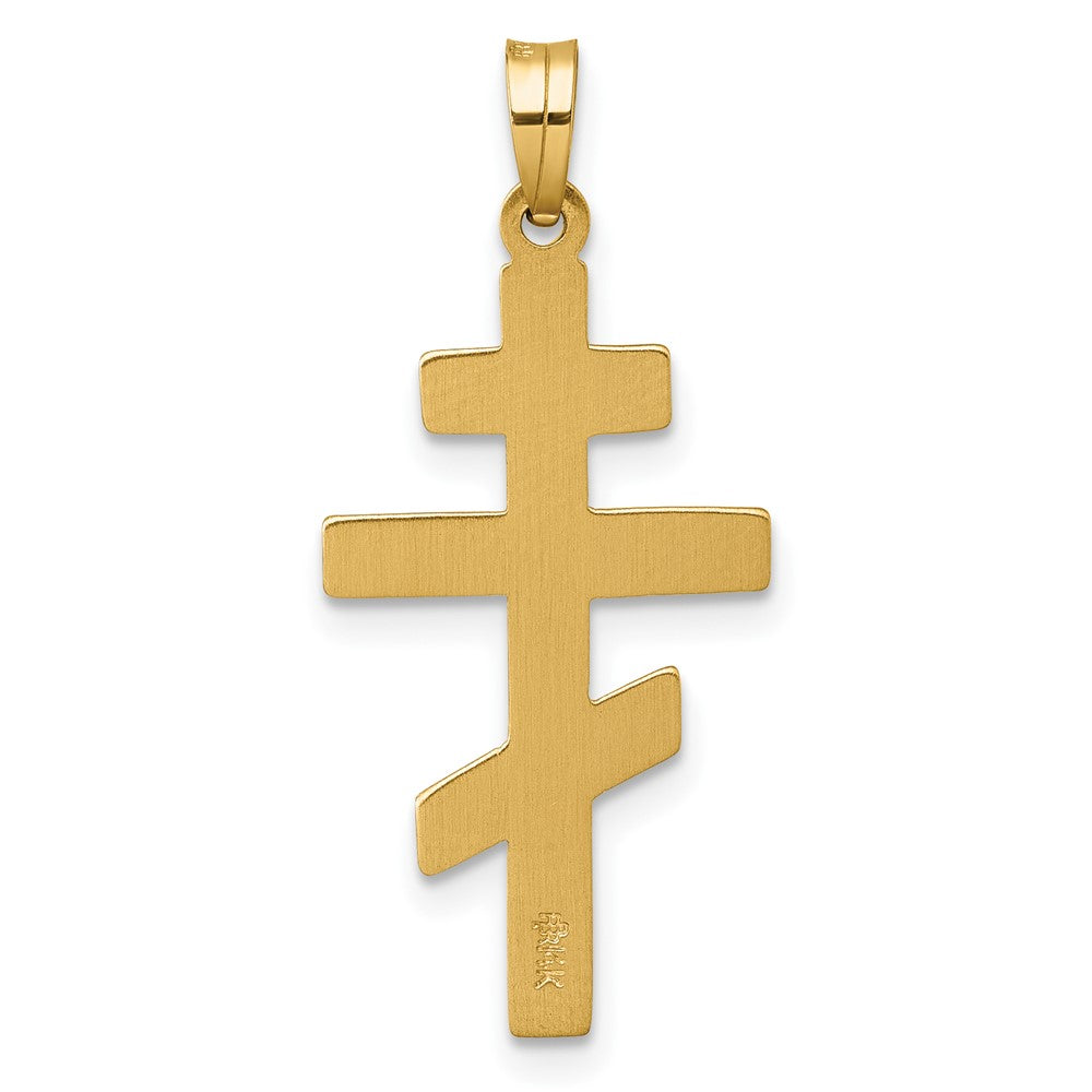 Charlie & Co Jewelry | 14k Polished Eastern Orthodox Cross Pendant - Model XR2175
