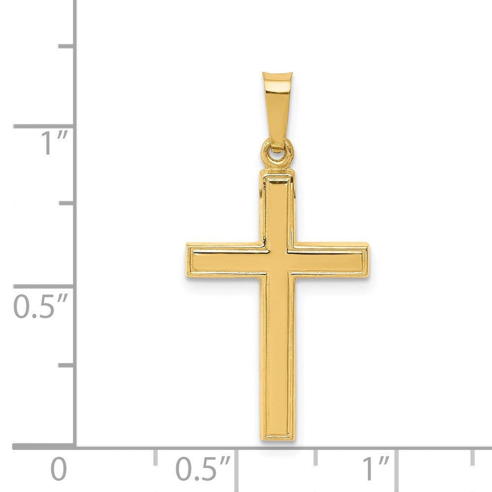 Charlie & Co Jewelry | 14k Hollow Cross Pendant - Model XR238