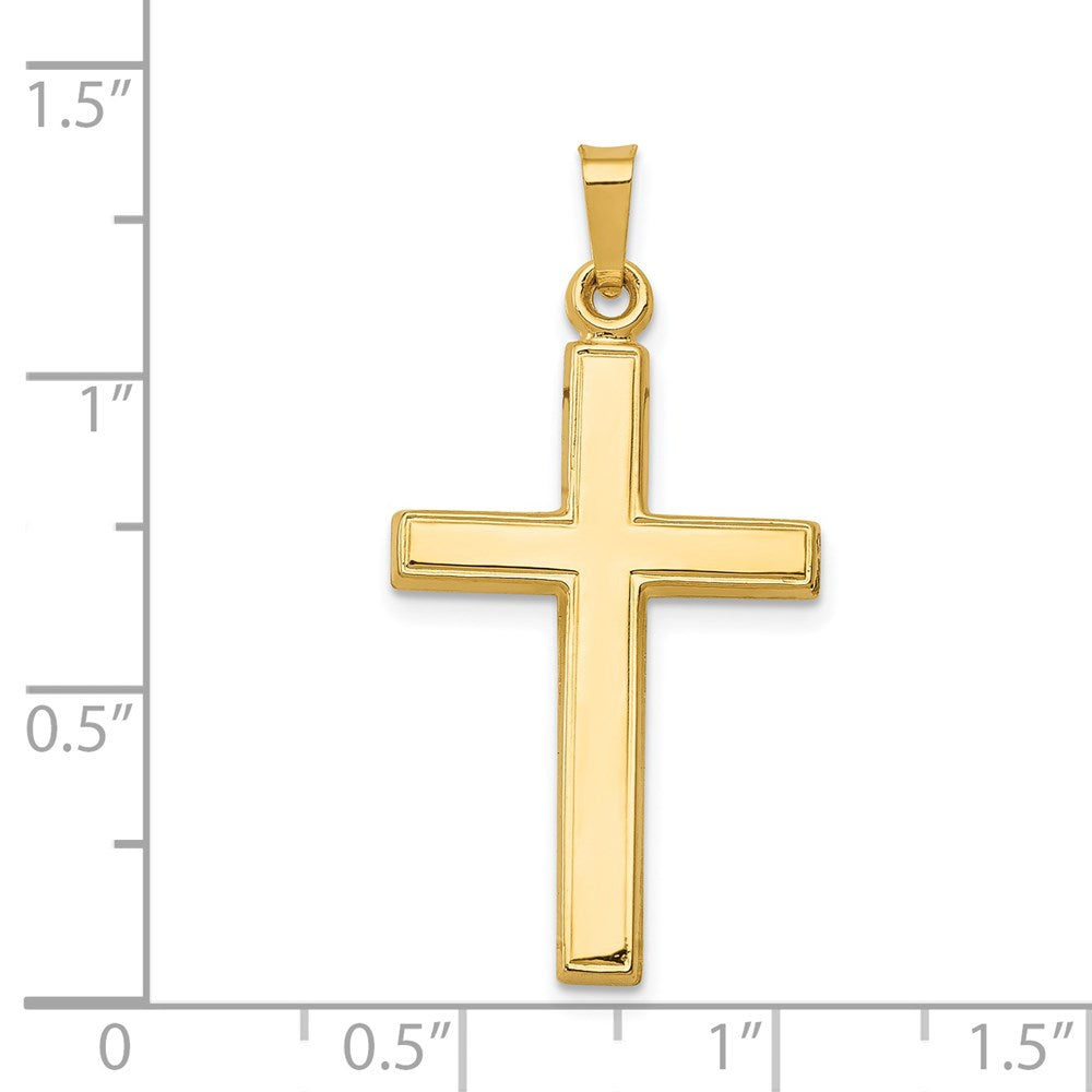 Charlie & Co Jewelry | 14k Hollow Cross Pendant - Model XR239