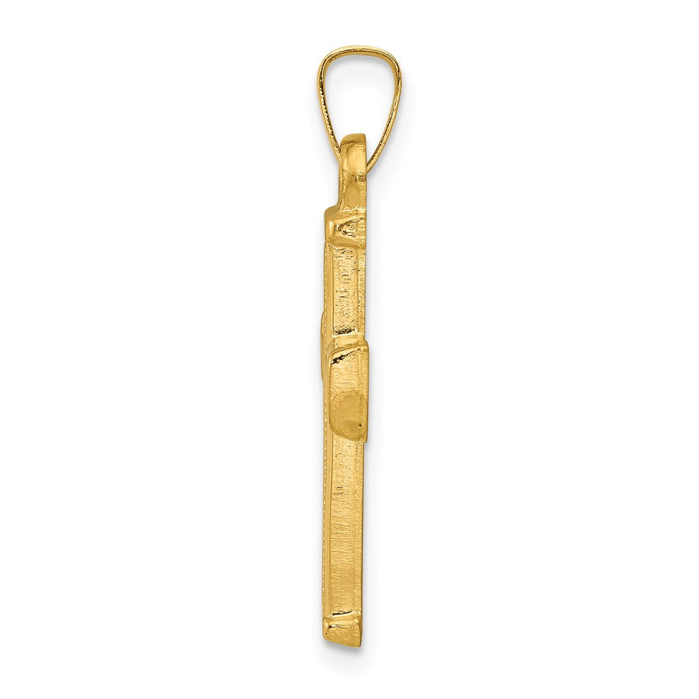 Charlie & Co Jewelry | 14k Hollow Latin Cross Pendant - Model XR276