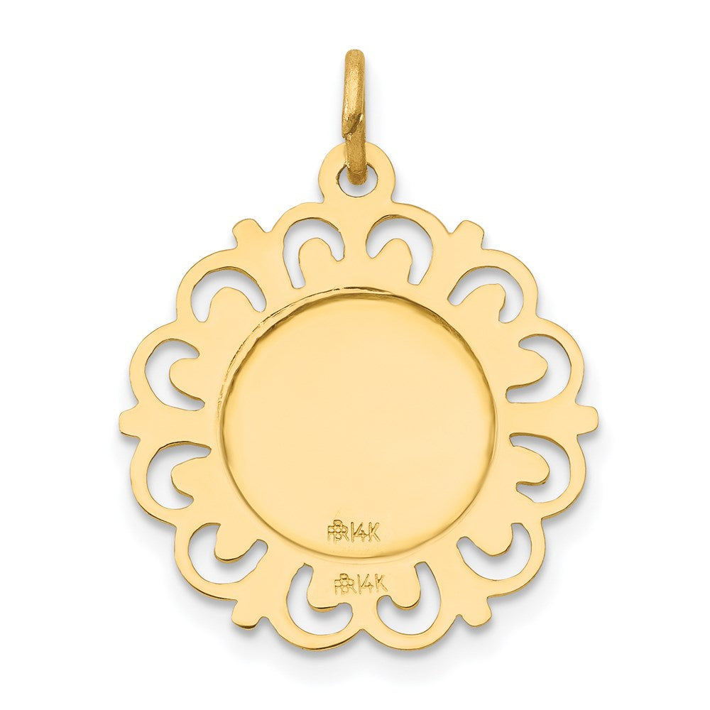 Charlie & Co Jewelry | 14k Sacred Heart Of Jesus Medal Charm - Model XR370