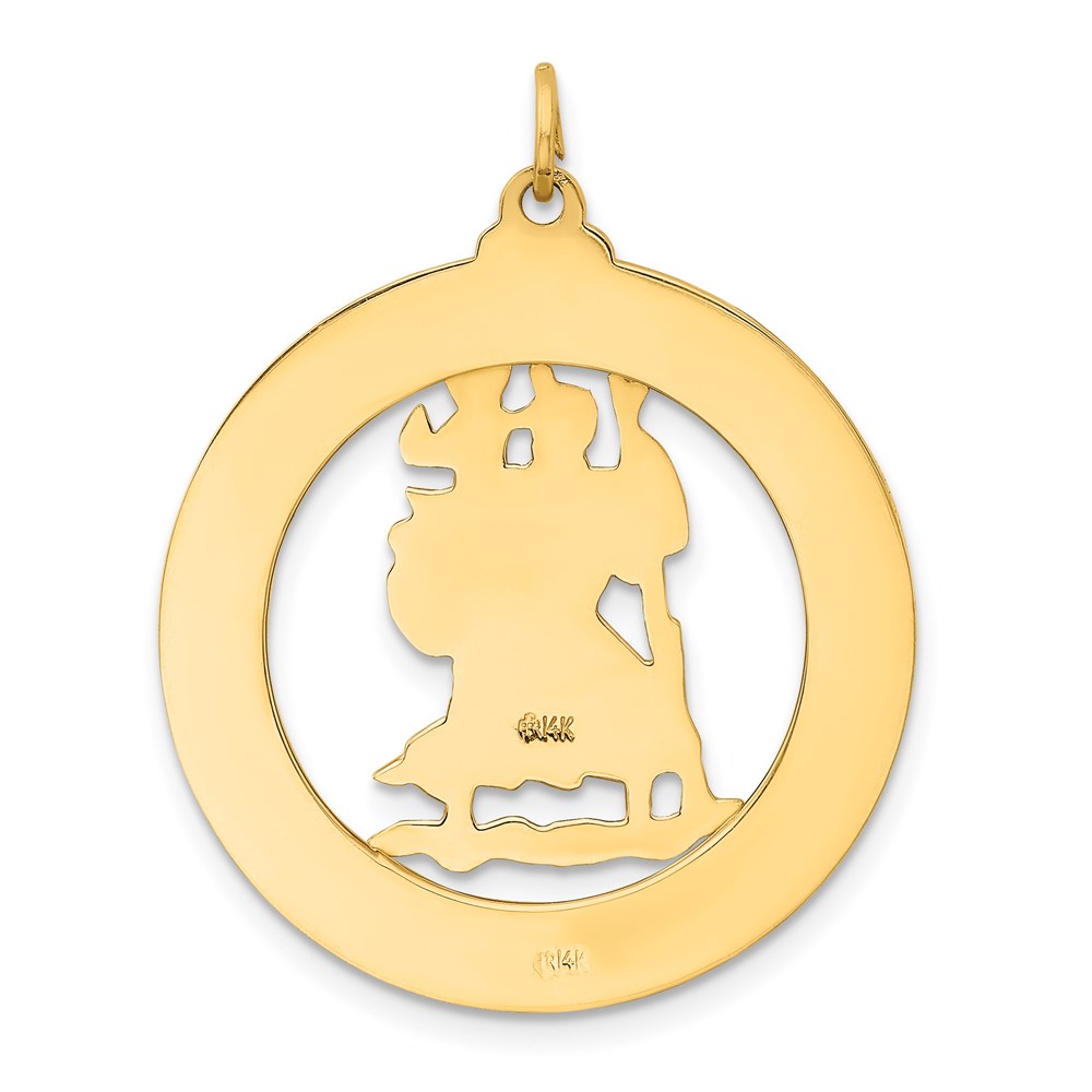 Charlie & Co Jewelry | 14k Saint Christopher Medal Pendant - Model XR382